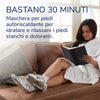 Maschera piedi lenitiva e rivitalizzante