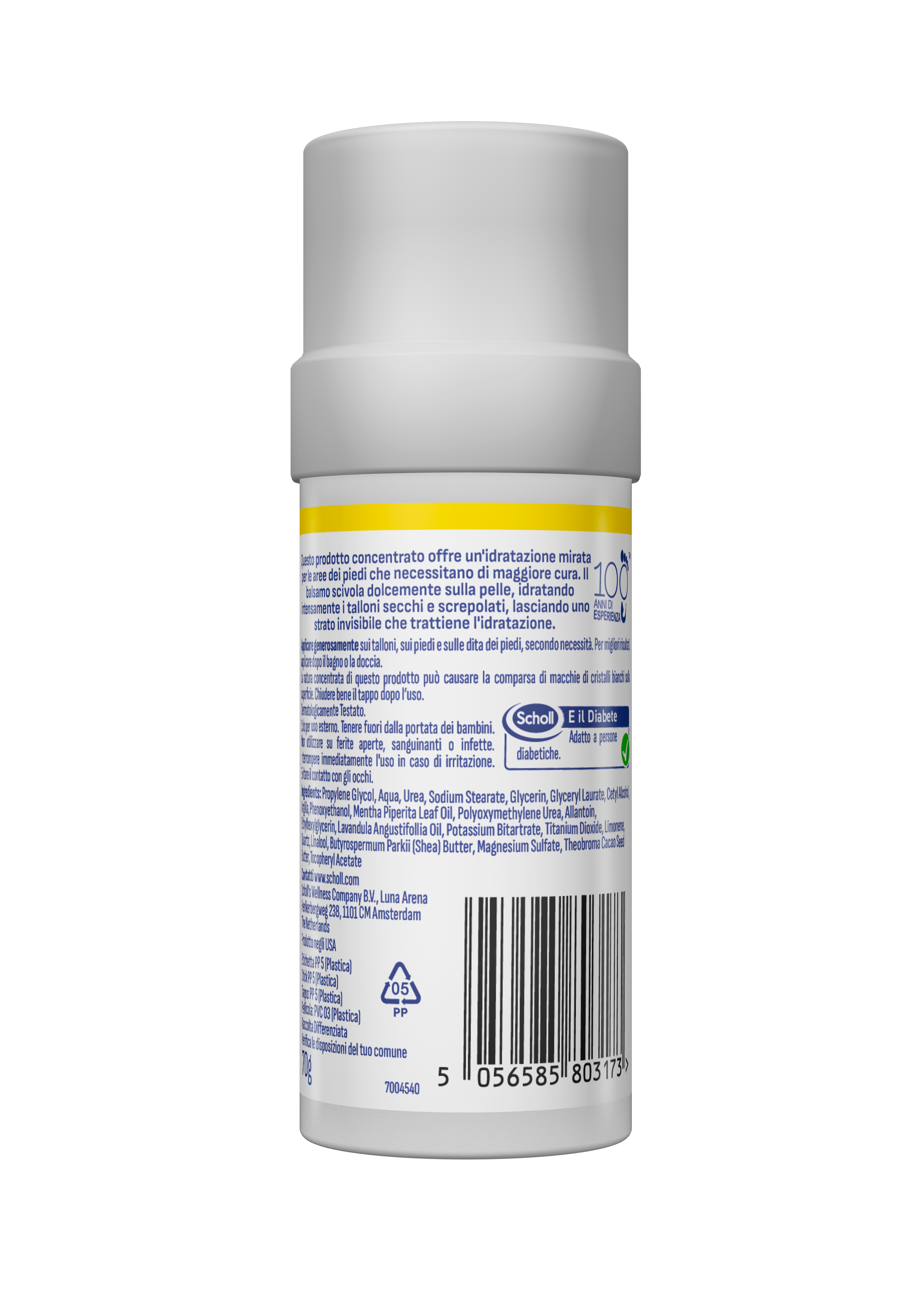 Balsamo ristrutturante per talloni secchi e screpolati