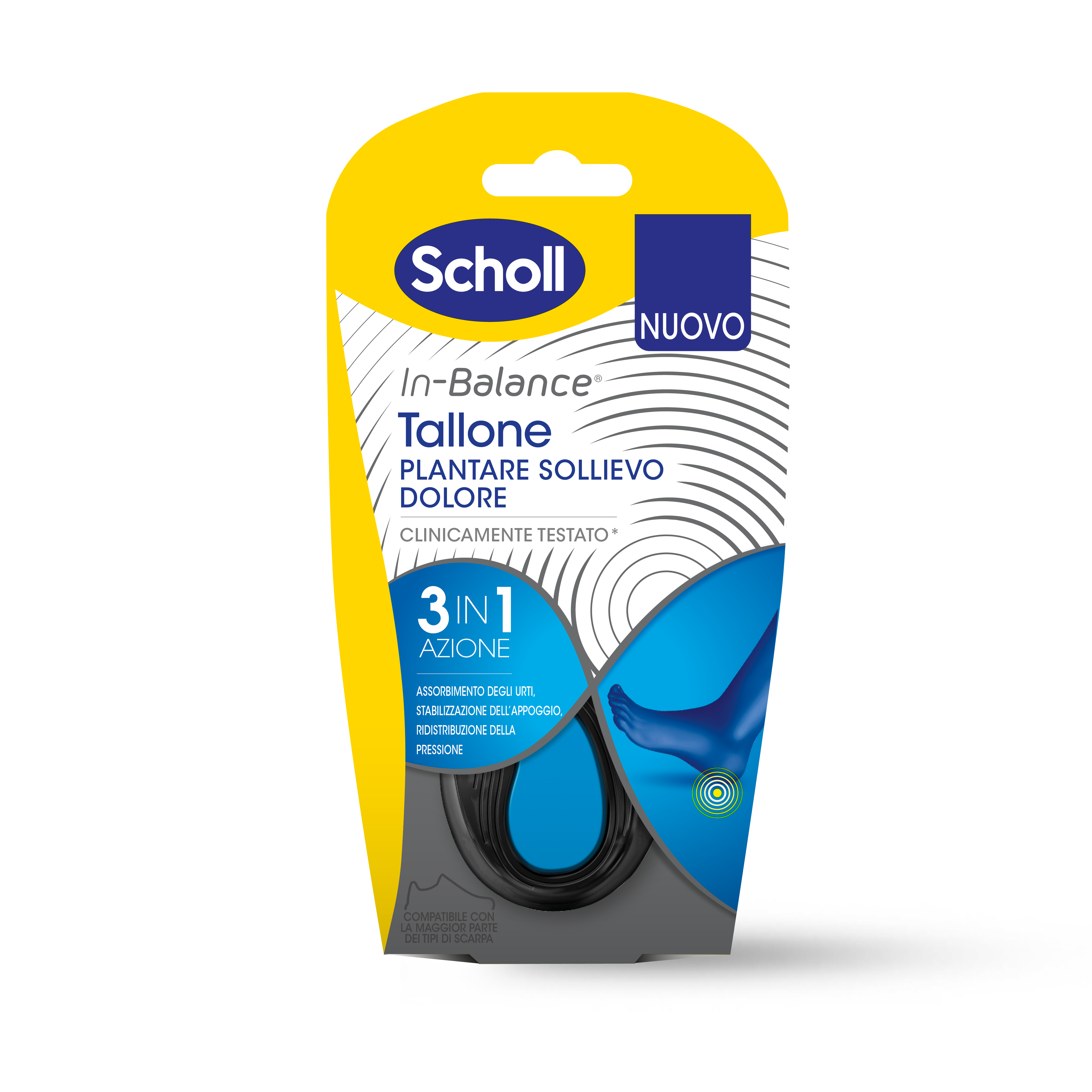 Plantari In-Balance Sollievo Dolore - Tallone Taglia M