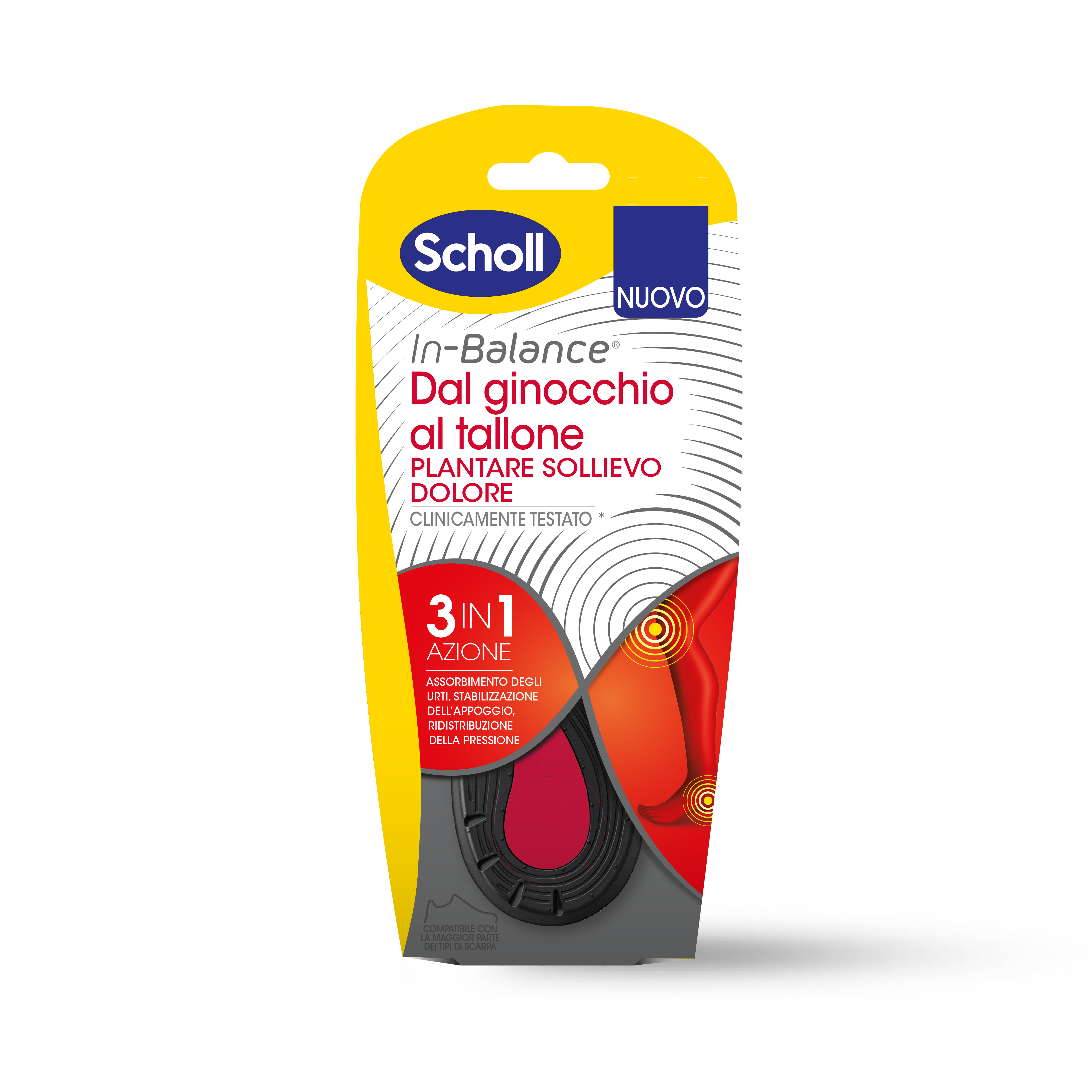 Cho-Pat Ginocchiera Dual Action A Coppia, Supporto Per Dolore E Mobilità, Taglia S (30,5-35,6 Cm), Nero