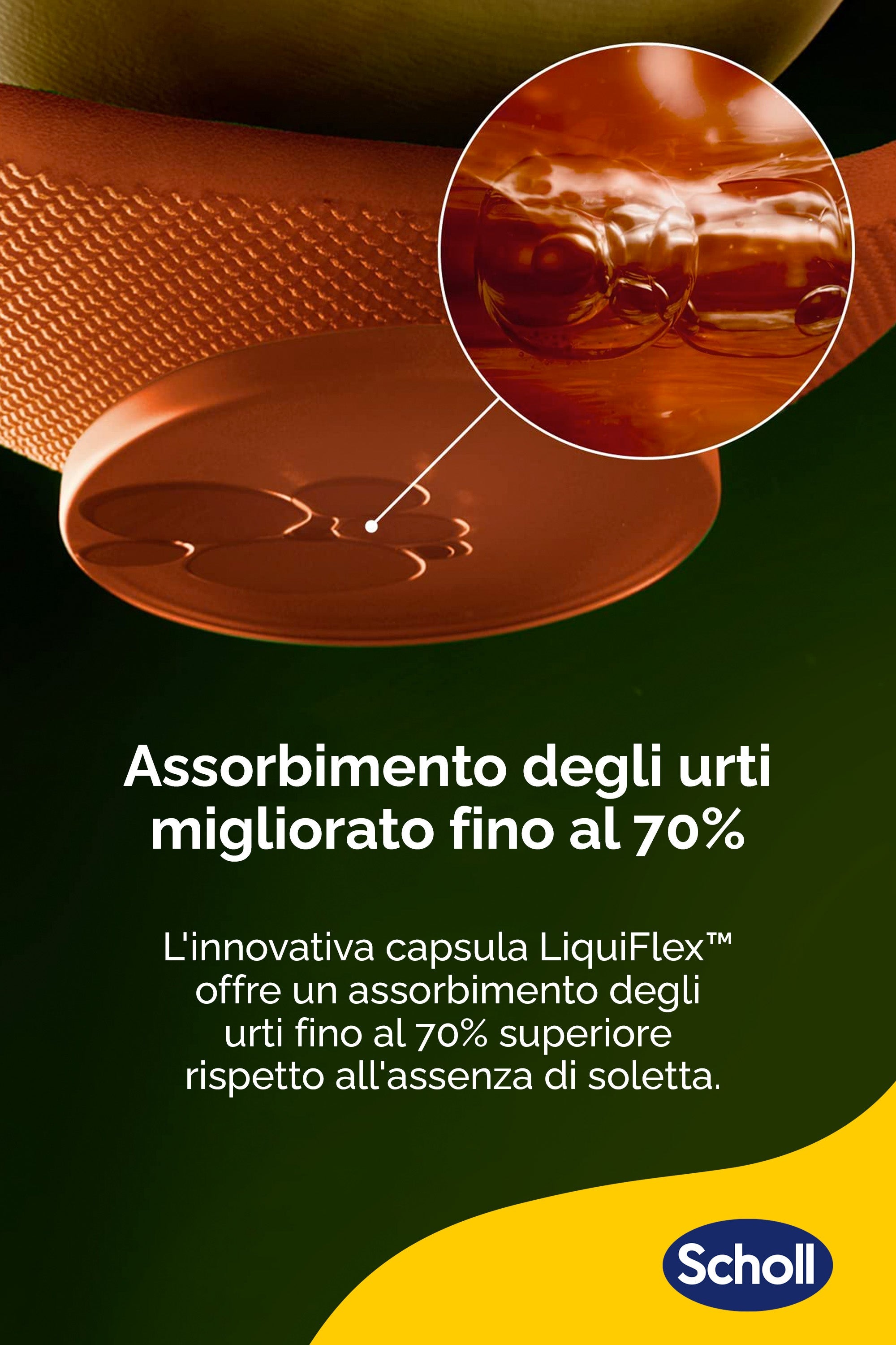 Scholl LiquiFlex™ Extra Supporto per scarpe da lavoro, stivali e scarpe antinfortunistiche, taglia L