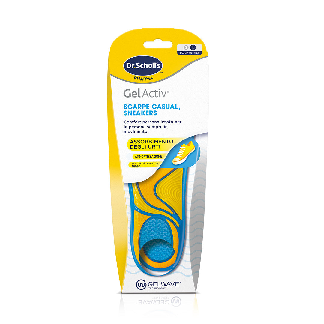 Solette in gel per Scarpe Casual e Sneakers, taglia L