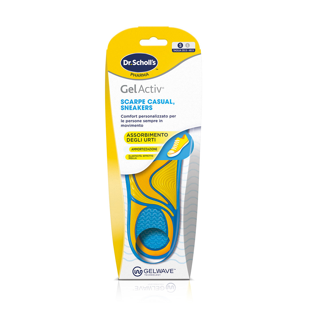 Solette in gel per Scarpe Casual e Sneakers, taglia S