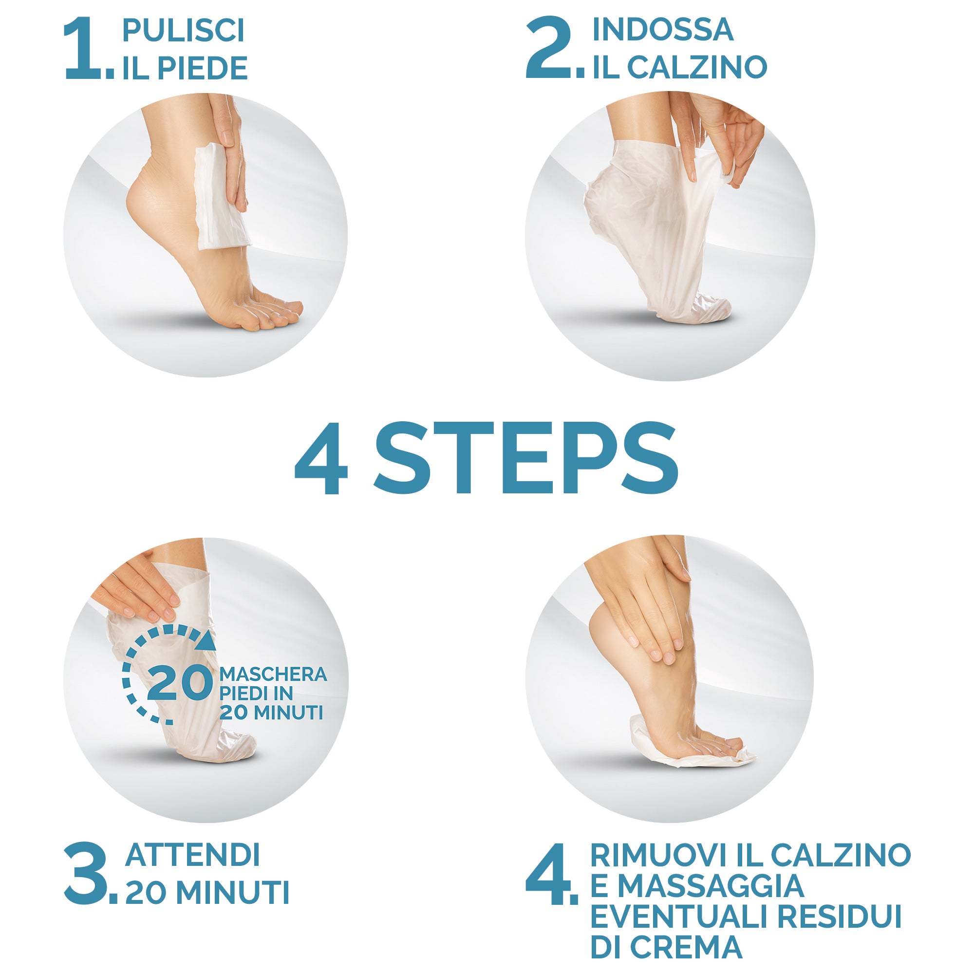 Pedimask Maschera Piedi Nutriente 3 Oli-Scholl IT-Scholl IT