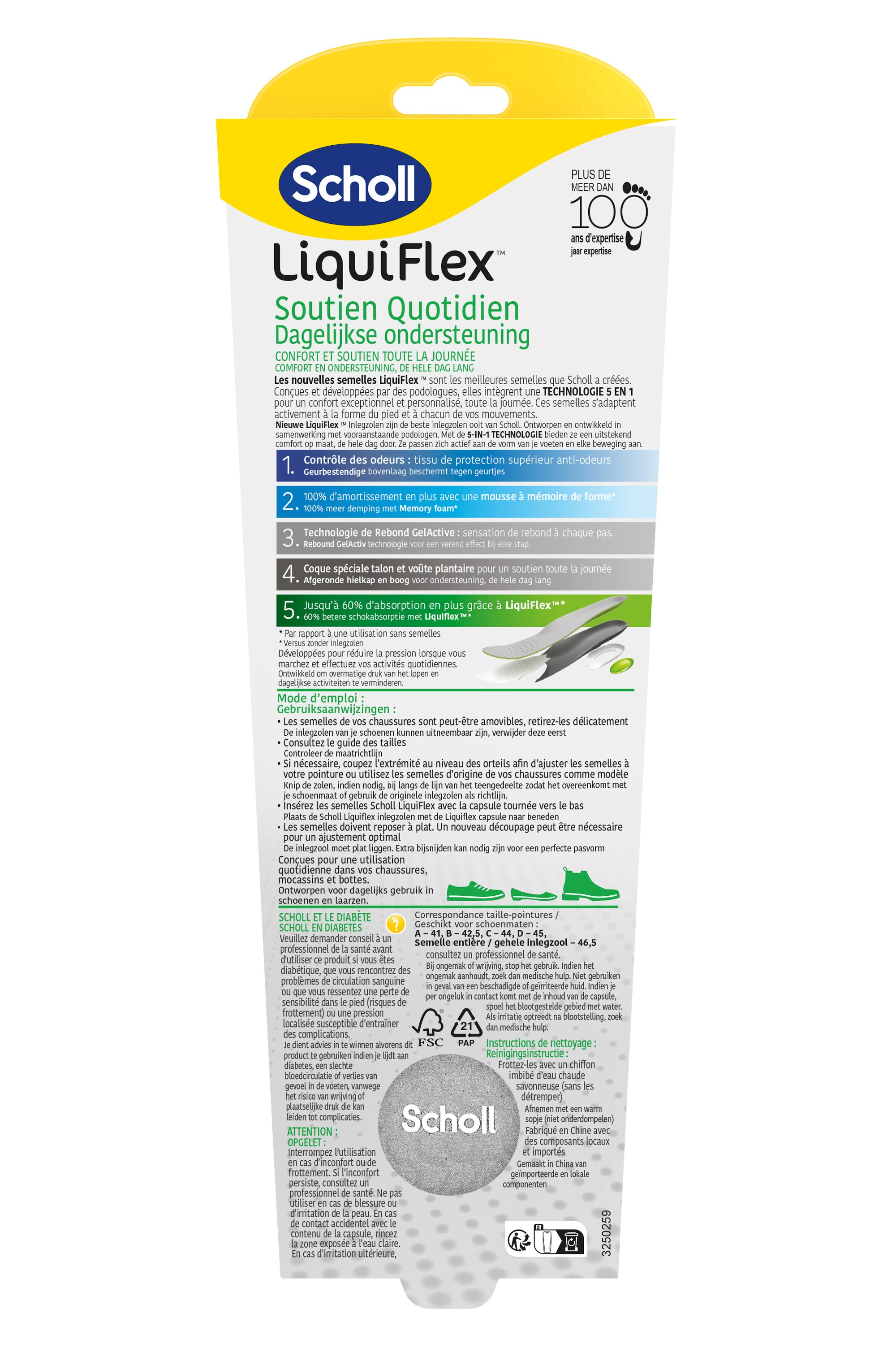 Scholl LiquiFlex™ Everyday taglia L